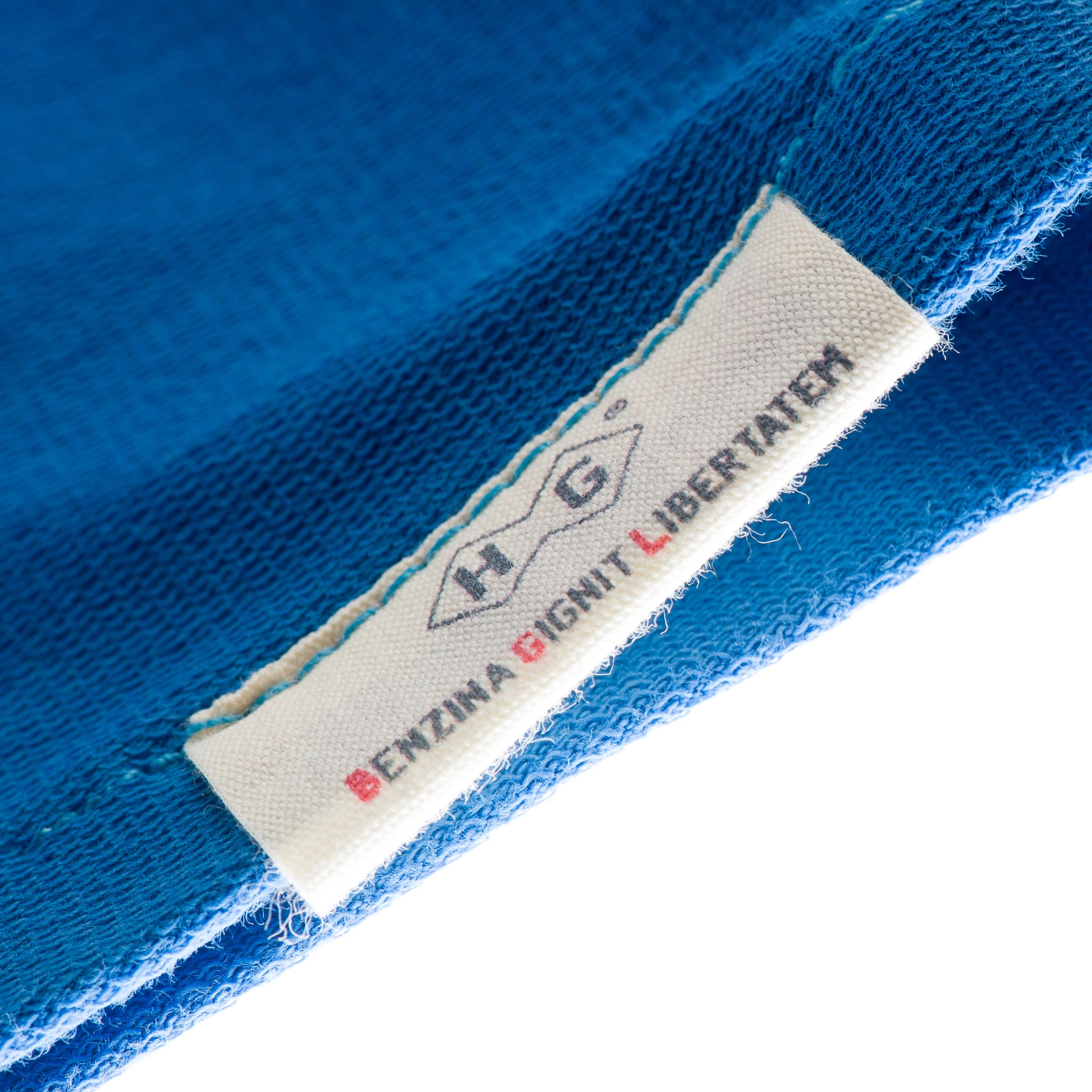 Custom moto abbigliamento blu denim