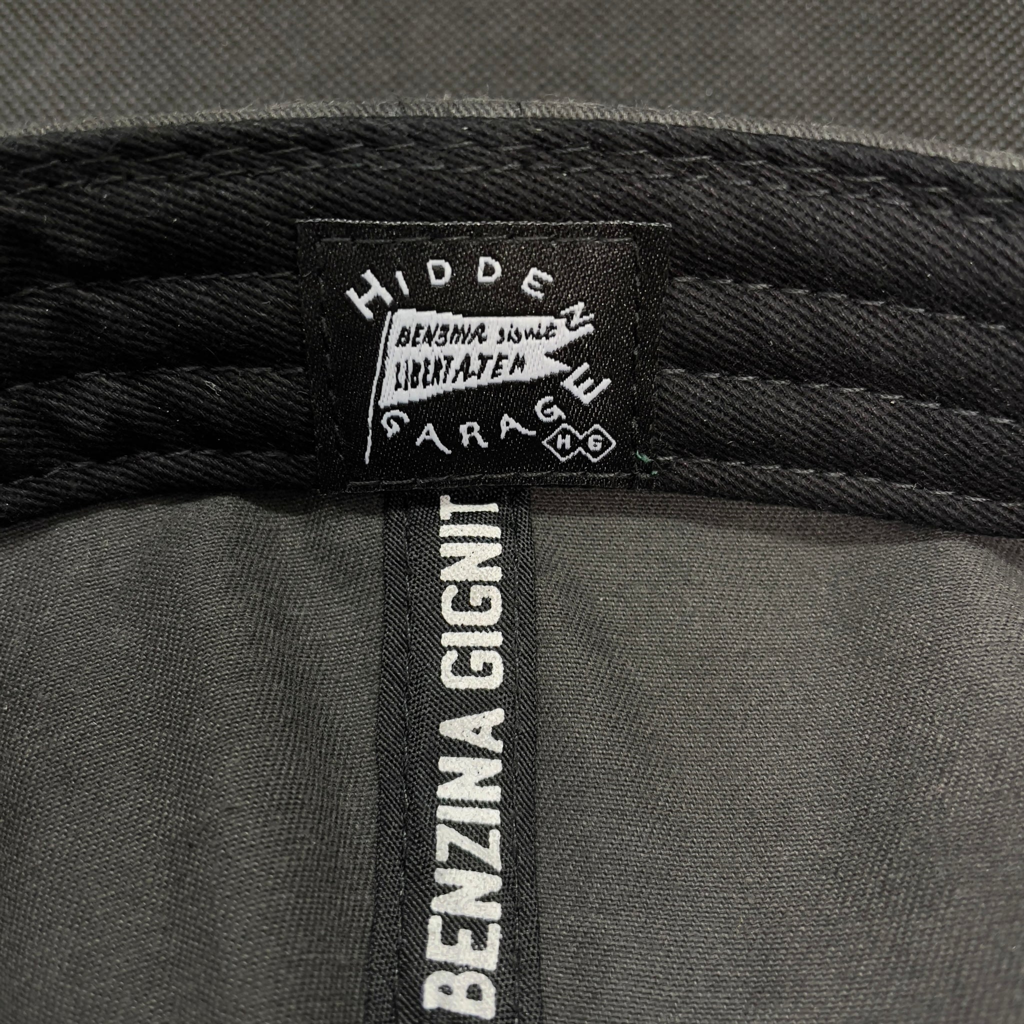 Cappello dad vintage nero benzina libertà